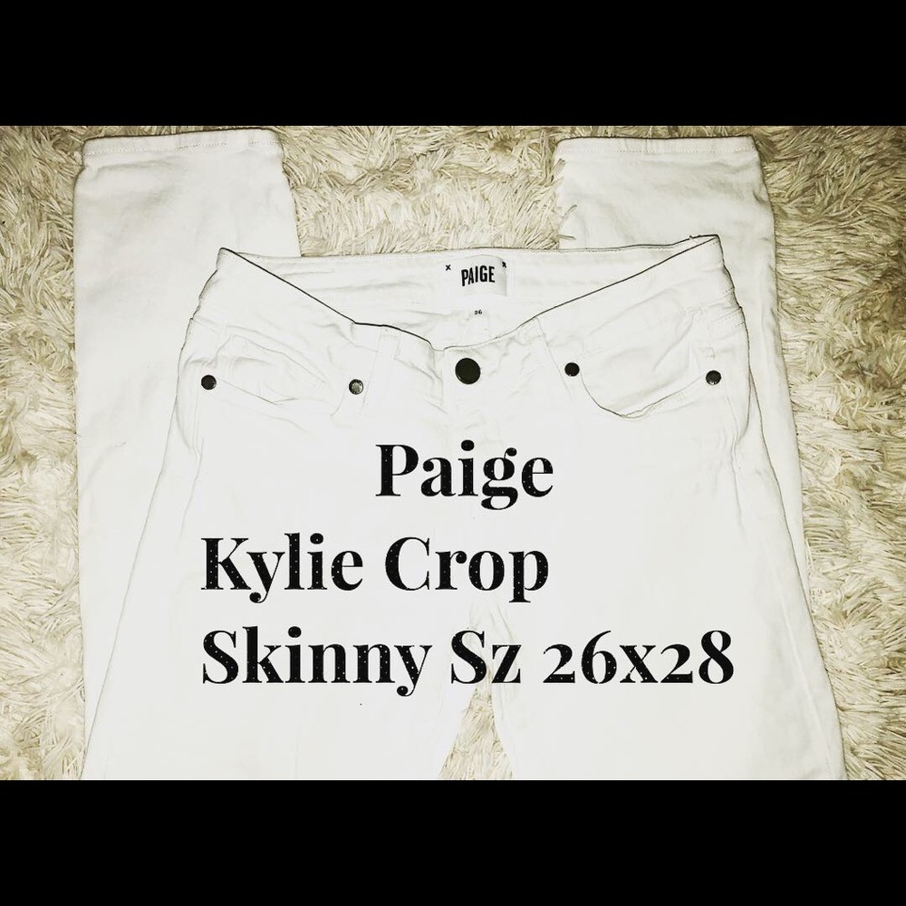 Paige • Kylie Crop • Skinny • Sz 26x28